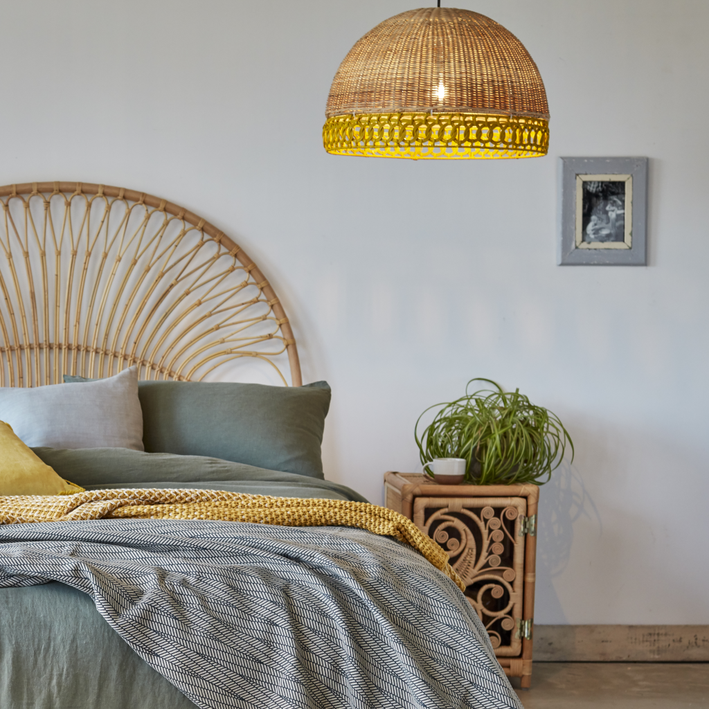 Rattan Double Headboards