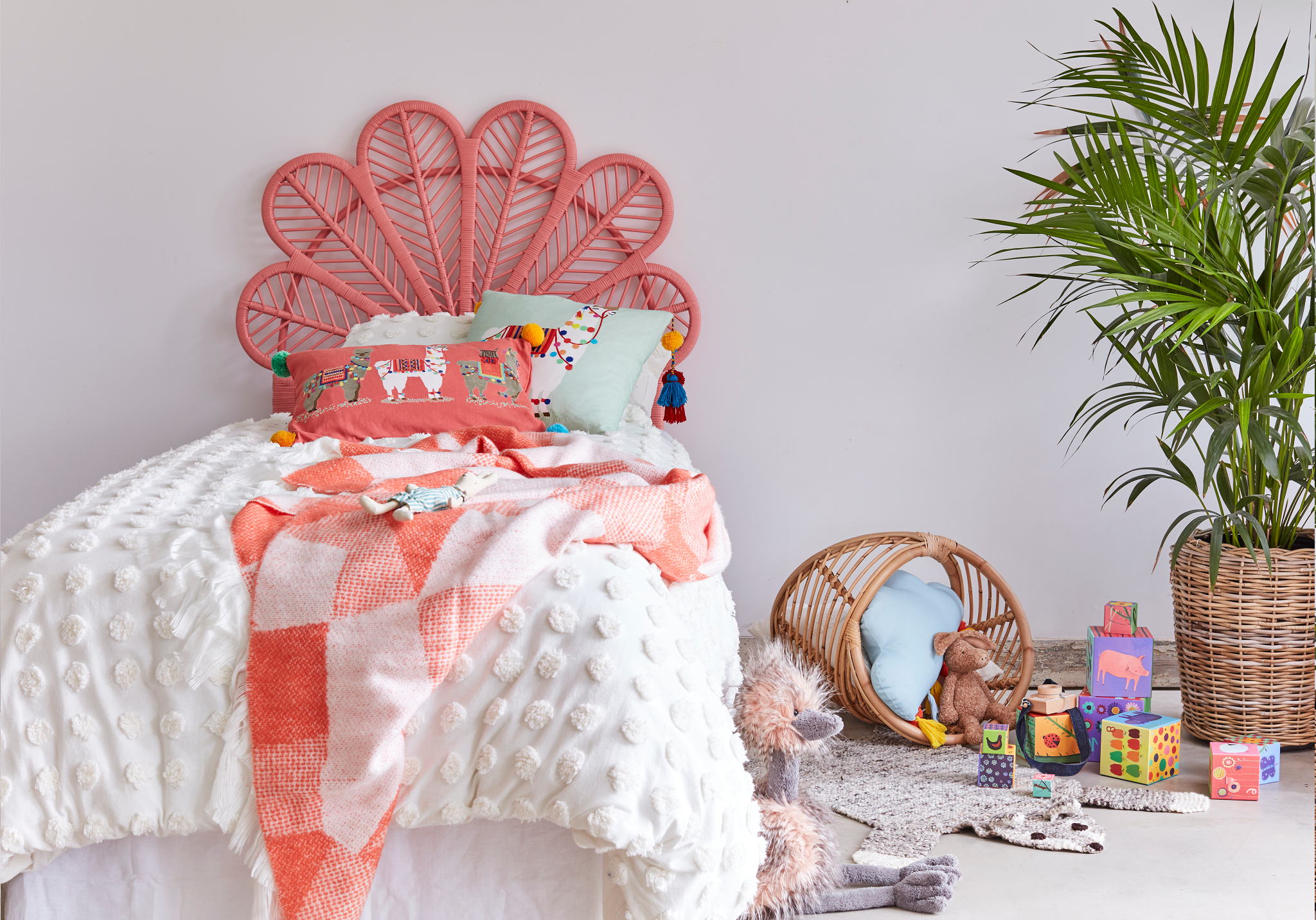 Rattan Single Headboards