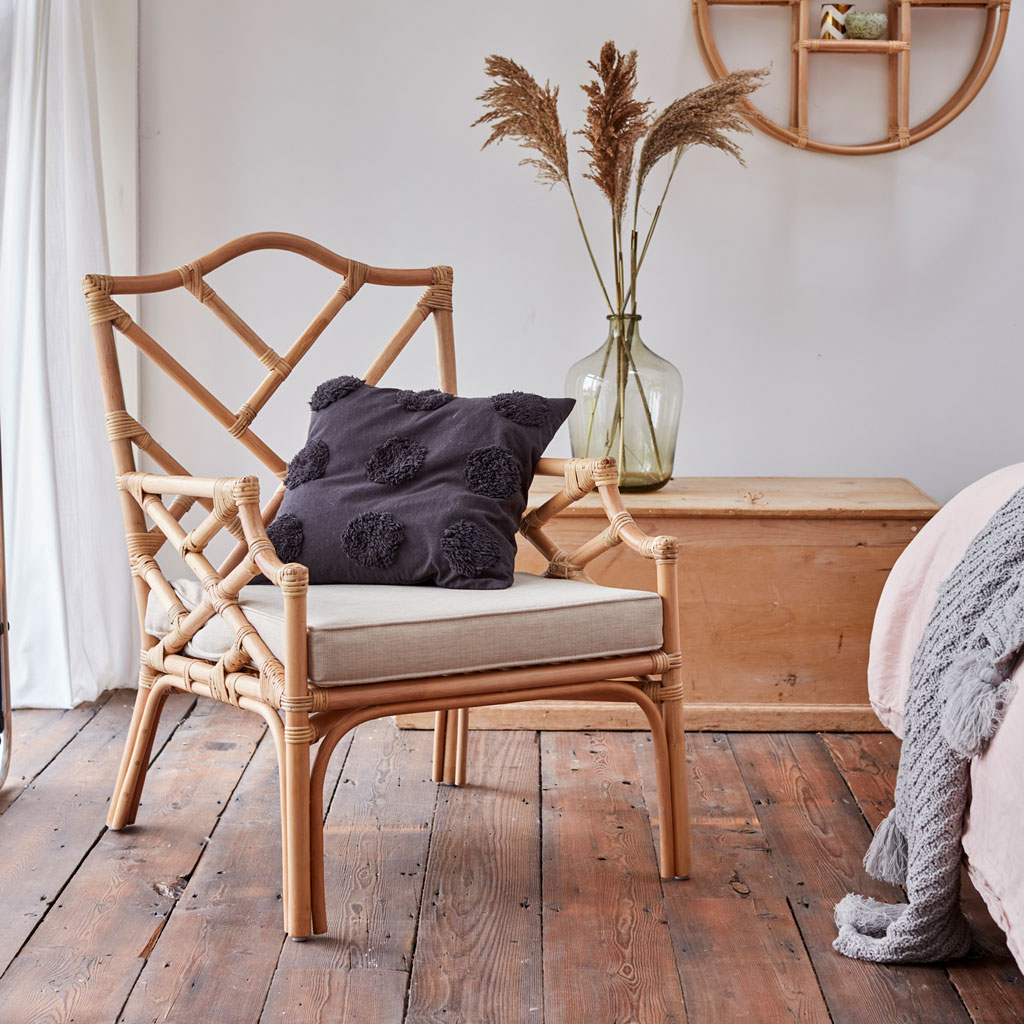 Rattan Feature Accent Chair - The Rattan Company