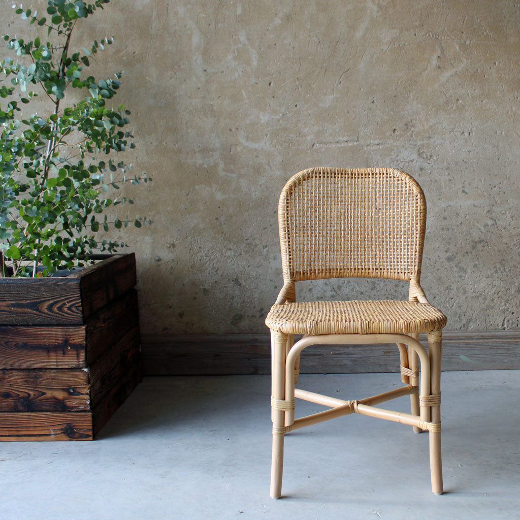 Danica natural rattan dining chair dining chairs by the rattan company
