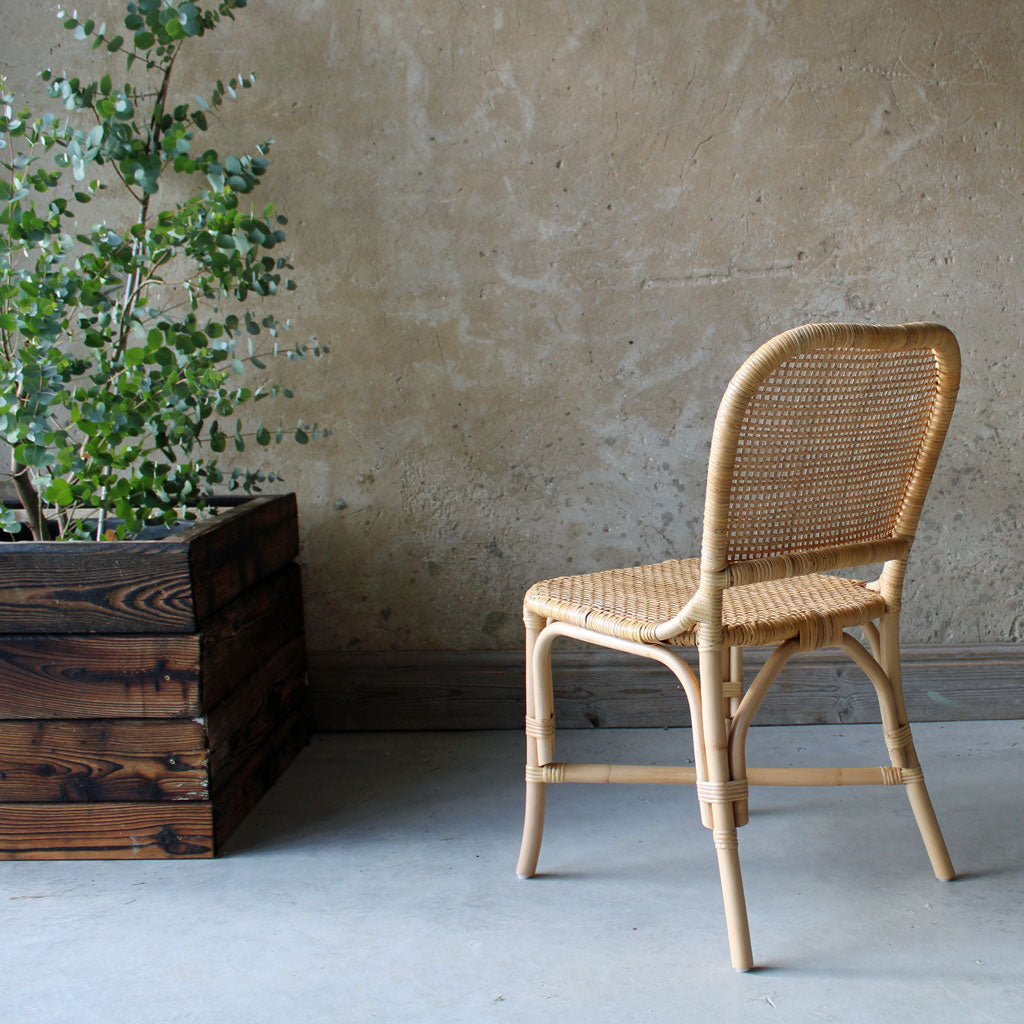 Danica natural rattan dining chair dining chairs by the rattan company