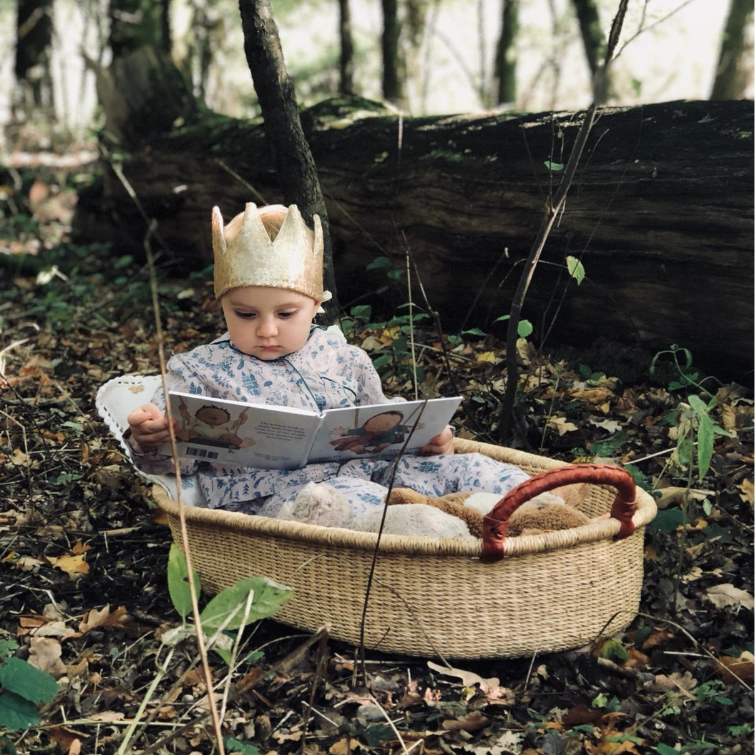 Ajani handwoven african baby changing basket