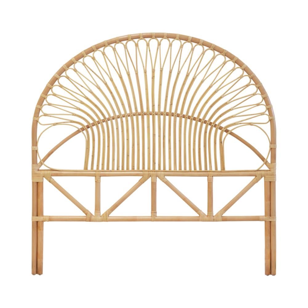 Bali Rattan Headboard Double