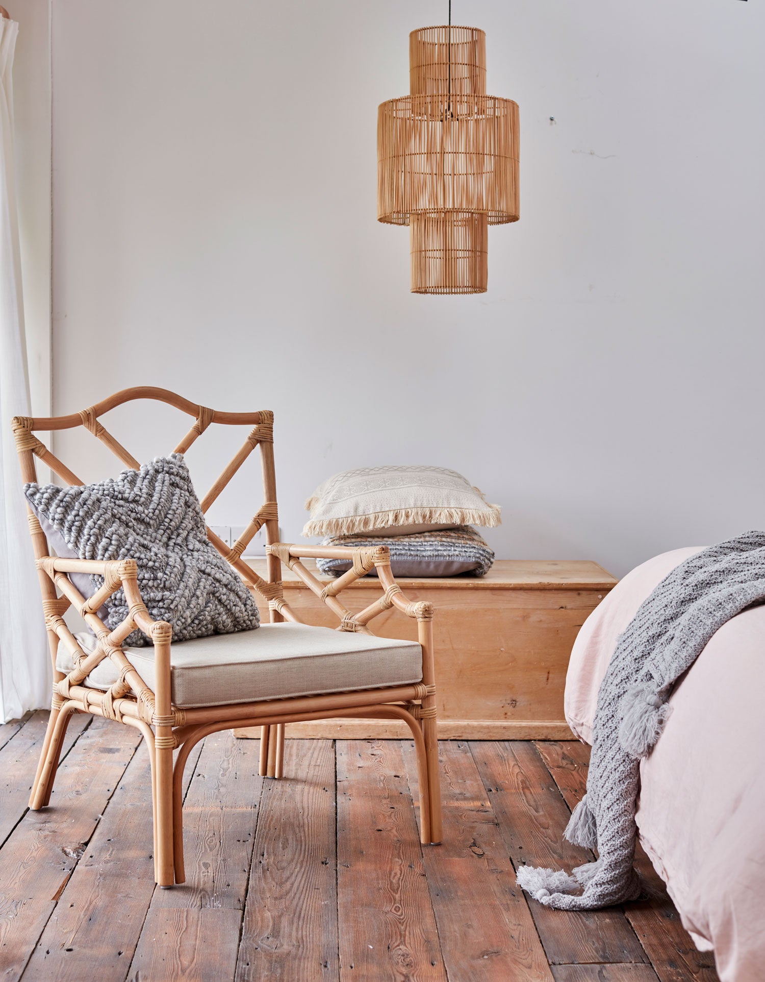 Natural Rattan Madura Lampshade - The Rattan Company