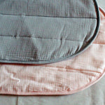 Corn Husk changing basket, with liner, pad aor bundle