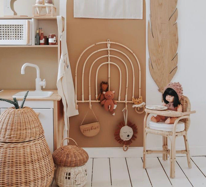 Rainbow Rattan Wall Hooks – The Rattan Company