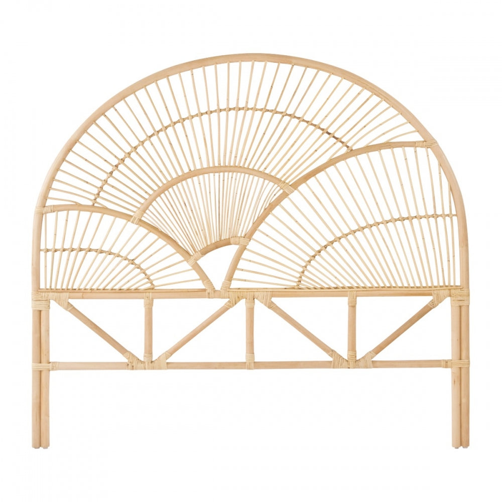 Twilight natural rattan king headboard, rattan bedheads by the rattan company