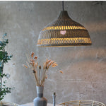 Aspen Natural Rattan Pendant Lampshade, light fittings by The Rattan Company