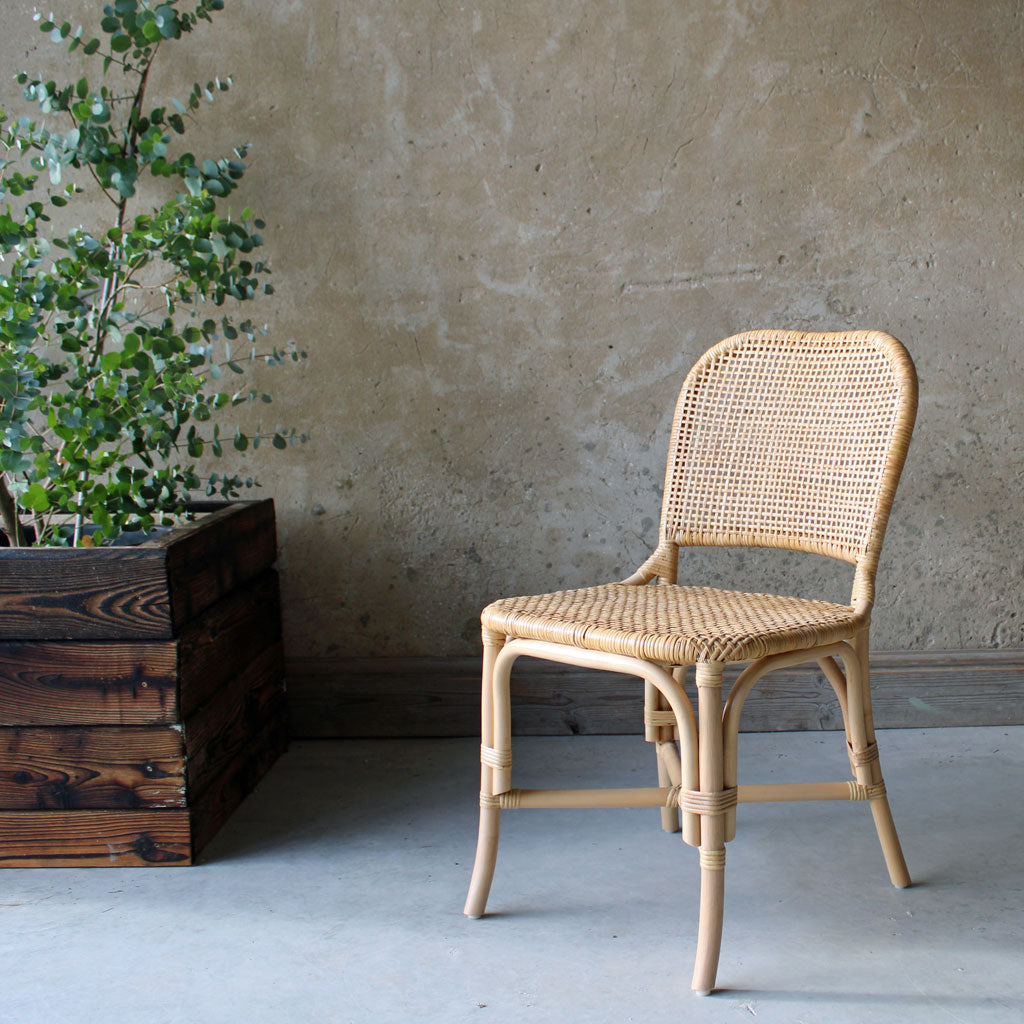 Danica natural rattan dining chair dining chairs by the rattan company