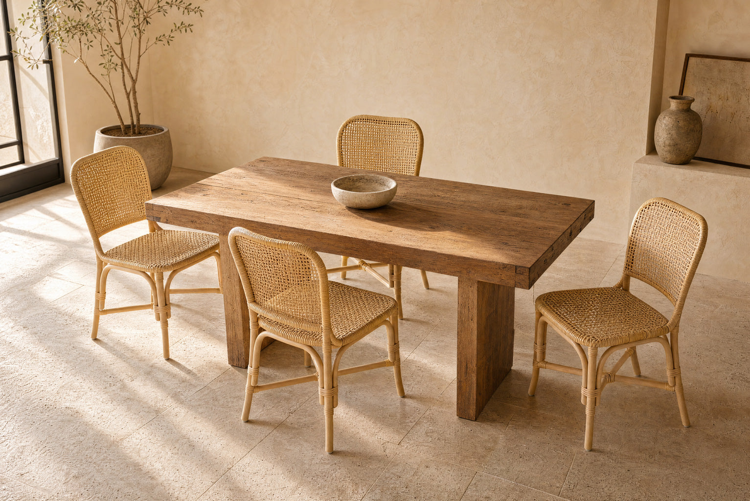 Danica Natural Rattan Dining Chair