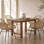 Java Natural Rattan Dining Chair