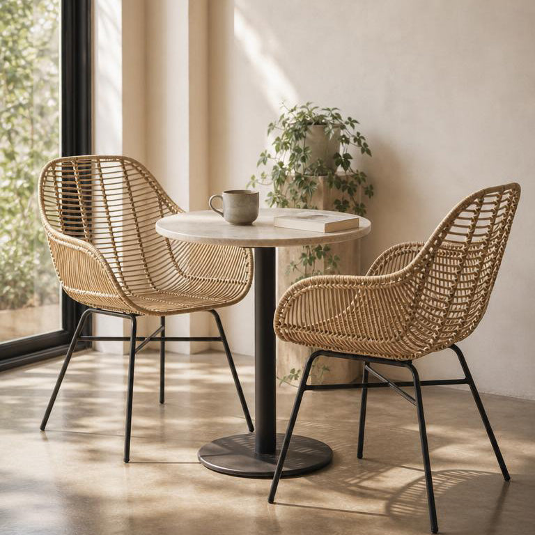 Java Natural Rattan Dining Chair