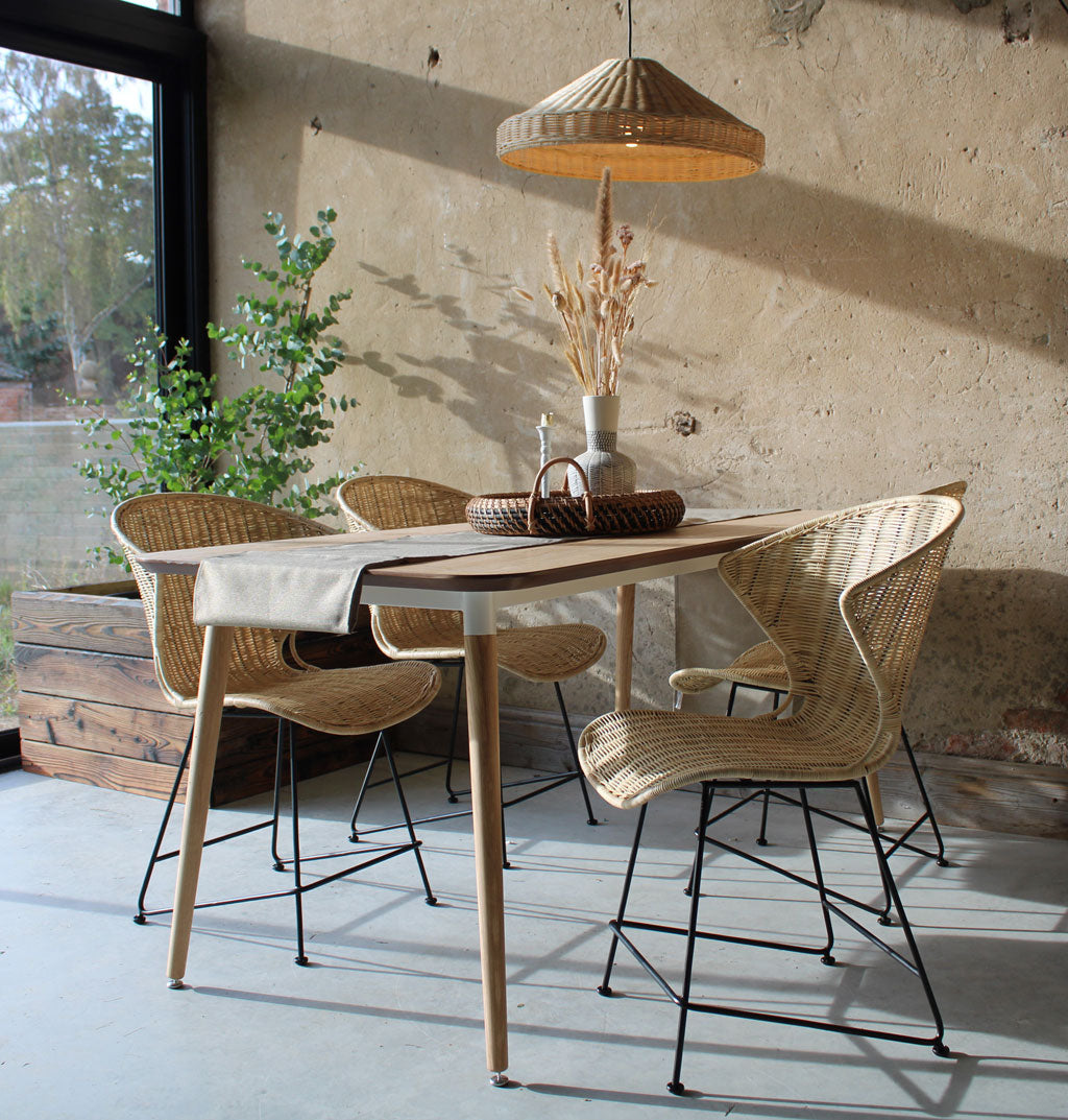 Modern rattan online dining chair