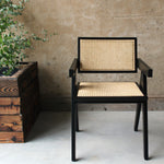 Lali Pierre Jeanerret Dining Chair Natural Rear View