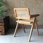 Lali Pierre Jeanerret Dining Chair Natural Rear View