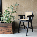 Lali Pierre Jeanneret Style High Kitchen Counter Stool by The Rattan Company