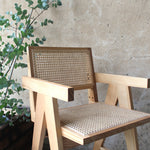 Lali Pierre Jeanneret Style High Kitchen Counter Stool by The Rattan Company