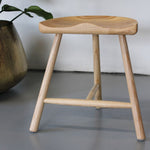 Makers Dining Stool with Moulded Seat Front- The Rattan Company