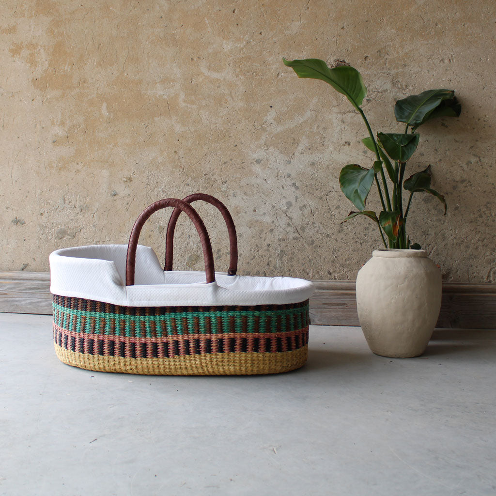 Sisi Moses Basket, African Handwoven Moses Baskets by  The Little Rattan Company