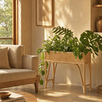 Sulawesi natural rattan planter