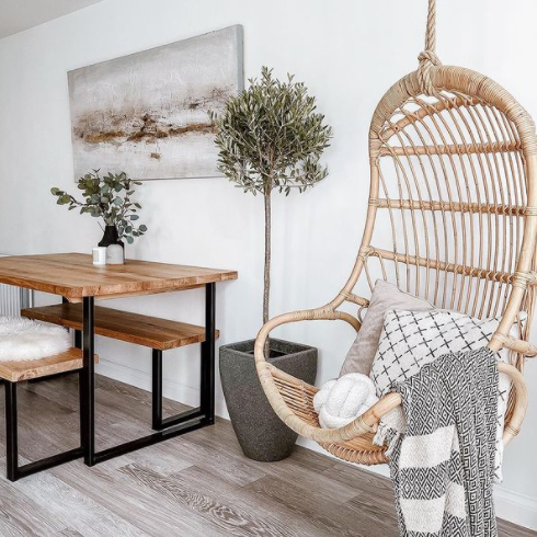 Egg chair indoors online