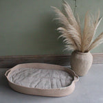 Beige Soft Cotton Rope Baby Changing Basket nappy changing basket