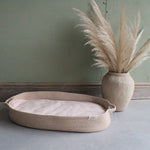 Beige Soft Cotton Rope Baby Changing Basket nappy changing basket