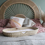 Indi Wicker Rattan Baby Changing Basket Nursery Rattan by The Rattan Company
