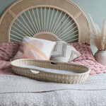 Indi Wicker Rattan Baby Changing Basket Nursery Rattan by The Rattan Company