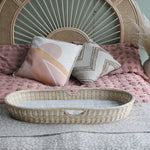 Indi Wicker Rattan Baby Changing Basket Nursery Rattan by The Rattan Company