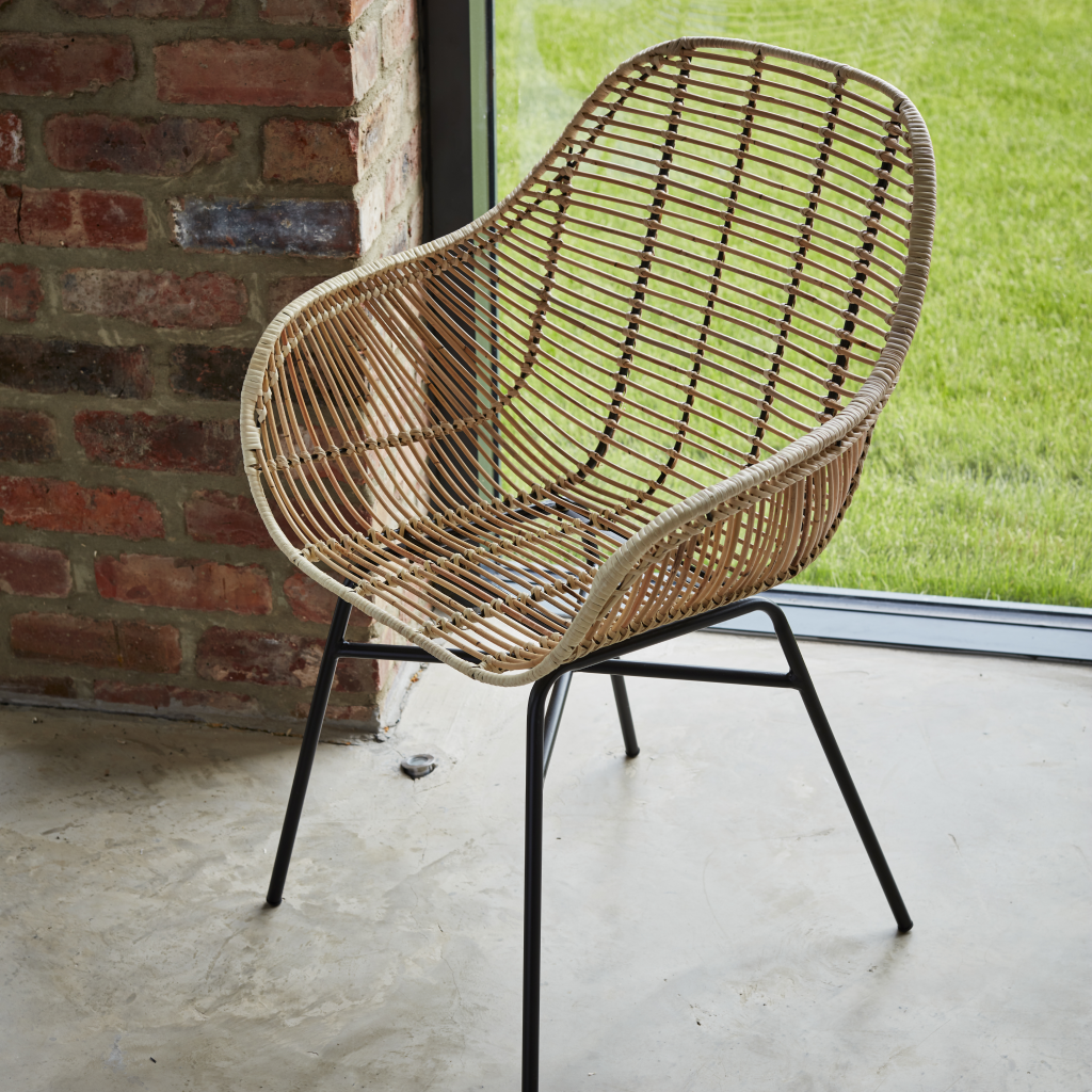 Java Natural Rattan Armchair - The Rattan Company