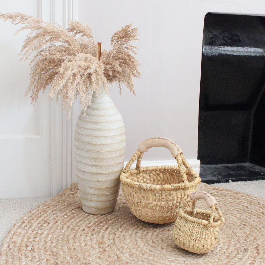 mini handwoven round bloga basket kids baskets