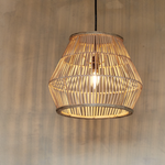 Lulu Natural Rattan Lampshade - The Rattan Company
