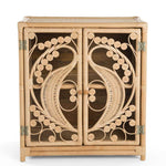 Natural Rattan Cane Peacock Cupboard - The Rattan Company