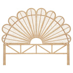 Daisy Super King Bed Natural Rattan Headboard - The Rattan Company