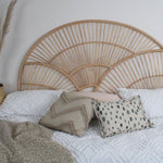 Twilight natural rattan superking headboard, rattan bedheads by the rattan company