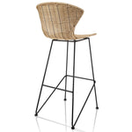 Natural Rattan Komodo Bar Stools - The Rattan Company