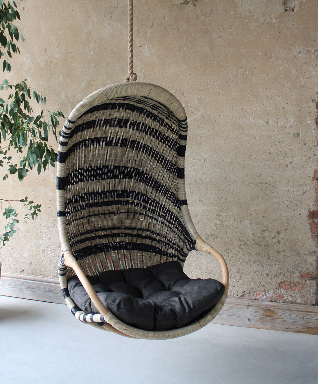 Zebedee Rattan Hanging Egg Chair