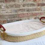 Soft Cotton, washable baby changing basket liner insert