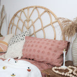 Cumulus natural rattan super king sized bed headboard the rattan company