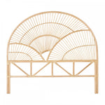 Twilight natural rattan double headboard, rattan bedheads by the rattan company
